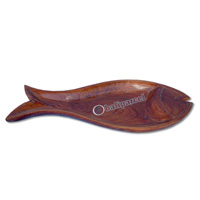 Wooden Dish, Made From Old Teak