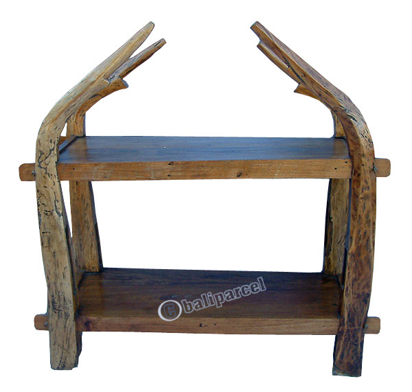 Coat Rack, Made From Old Teak 