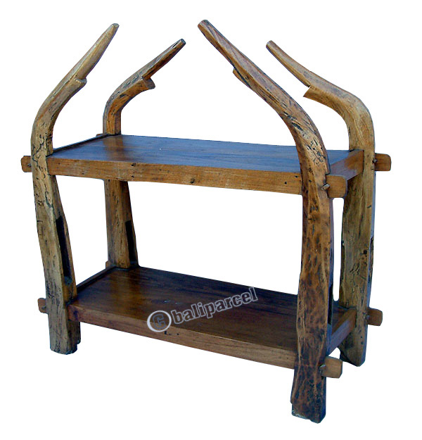 Coat Rack, Made From Old Teak 