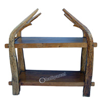 Coat Rack, Made From Old Teak 