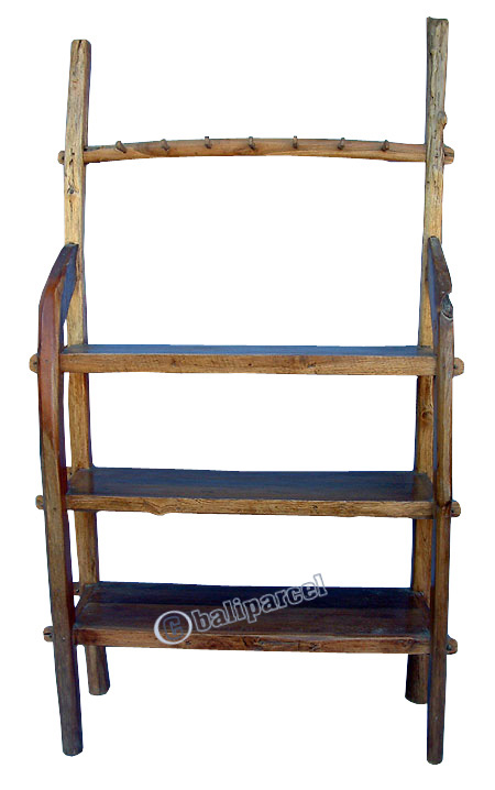 Coat Rack, Made From Old Teak 
