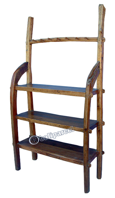 Coat Rack, Made From Old Teak 