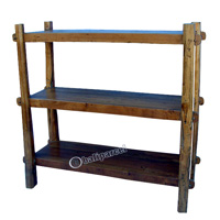 Coat Rack, Made From Old Teak 