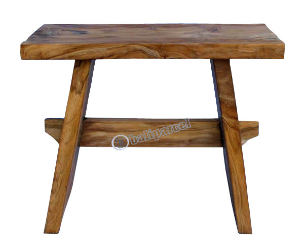 Wooden Stool, Made From Old Teak