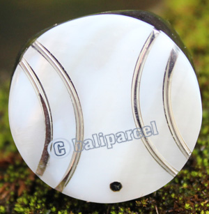 Ring Made From Resin With Shell