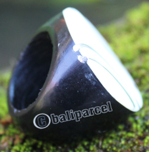Ring Made From Resin With Shell
