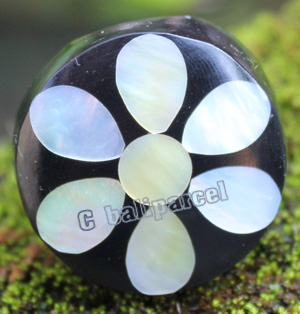 Ring Made From Resin With Shell