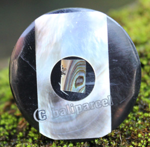 Ring Made From Resin With Shell