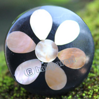 Ring Made From Resin With Shell