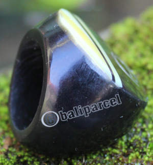 Ring Made From Resin, Shell With Stainless