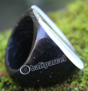 Ring Made From Resin With Shell