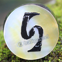Ring Made From Resin With Shell