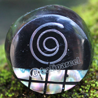 Ring Made From Resin, Shell With Stainless