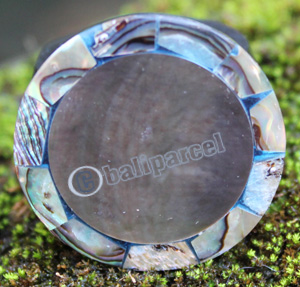 Ring Made From Resin With Shell