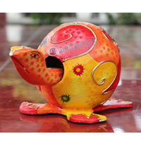 Tortoise, The Head Can Moved, Handcarved From Albesia Wood