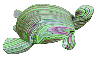 Wooden Turtle Astray, Hand Carved From Albesia Wood  