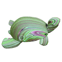Wooden Turtle Astray, Hand Carved From Albesia Wood  