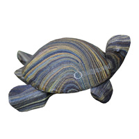 Wooden Turtle Astray, Hand Carved From Albesia Wood  