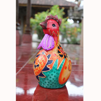 Wooden Coins Box, Hand Carved From Albesia Wood