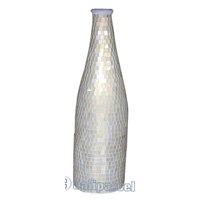 Vase, Made From Terracotta And Glass