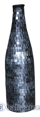 Vase, Made From Terracotta And Glass