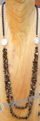 Necklace, Made From Stone With Shell