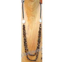 Necklace, Made From Stone With Shell