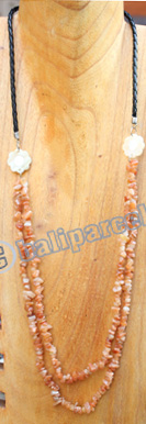 Necklace, Made From Stone With Shell