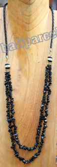 Necklace, Made From Stone With Wooden