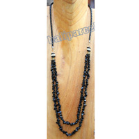 Necklace, Made From Stone With Wooden