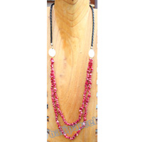Necklace, Made From Stone With Shell