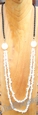 Necklace, Made From Stone With Shell