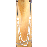 Necklace, Made From Stone With Shell