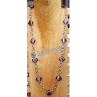 Necklace, Made From Mutiara With Metal