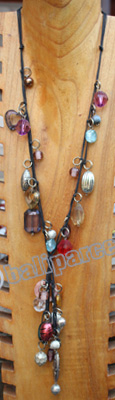 Necklace, Made From Resin With Christal