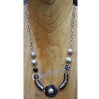 Necklace, Made From Shell With Metal