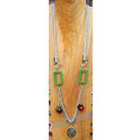Necklace, Made From Resin, Christal With Metal