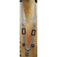 Necklace, Made From Resin, Christal With Metal