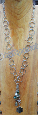 Necklace, Made From Christal With Metal