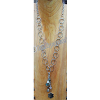 Necklace, Made From Christal With Metal