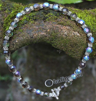 Necklace, Made From Christal With Metal