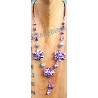 Necklace, Made From Shell With Metal