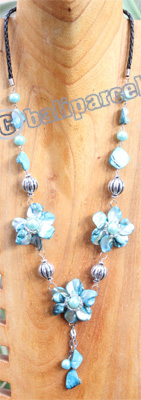 Necklace, Made From Shell With Metal