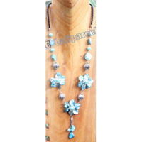 Necklace, Made From Shell With Metal