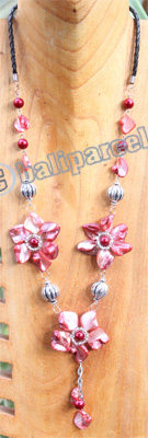 Necklace, Made From Shell With Metal