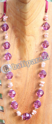 Necklace, Made From Shell With Christal
