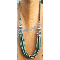 Necklace, Made From Metal With Mutiara