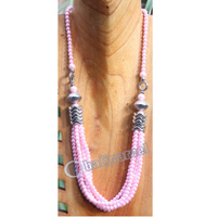 Necklace, Made From Metal With Mutiara