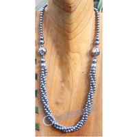 Necklace, Made From Metal With Mutiara