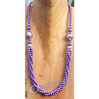 Necklace, Made From Metal With Mutiara
